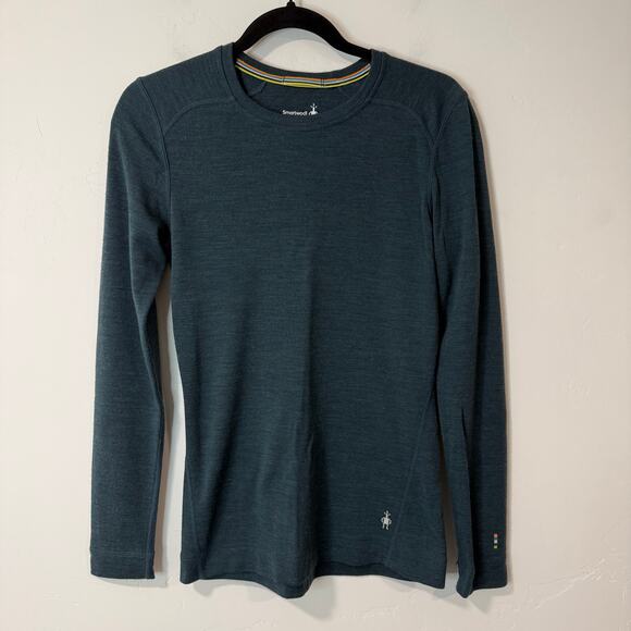 Smartwool Tops - Smartwool Women's Merino Wool Crew Baselayer Merino Long Sleeve Medium Teal